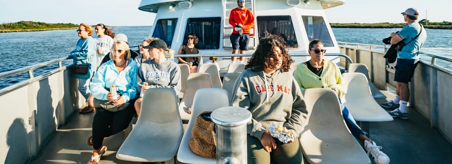 Cape May : croisière au coucher du soleil et observation des dauphins à Cape May Island