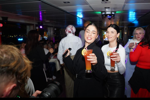 Istanbul:New Year's Eve Bosphorus Cruise with Dinner & Shows Window-Side Private Table For 2 w/hotel pickup and drop off