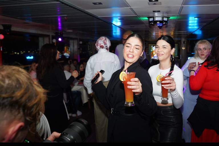 Istanbul:New Year's Eve Bosphorus Cruise with Dinner & Shows Window-Side Private Table For 2 w/hotel pickup and drop off