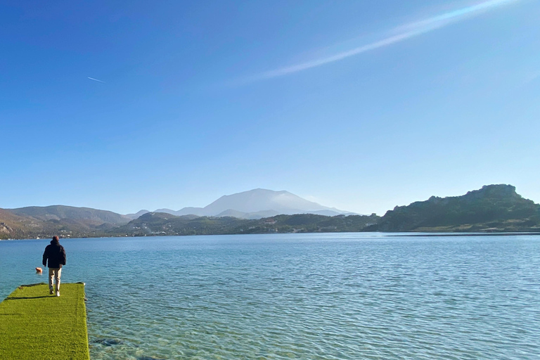 Athènes : Lac Vouliagmeni Corinthia, coucher de soleil et baignade dans l&#039;Héraion