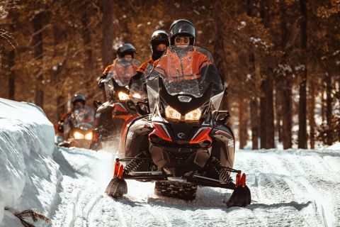 Saariselkä: Full Day Adventure with Snowmobiles