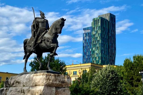 Tirana City & Dajti Mountain Cable Car from Durres/Golem