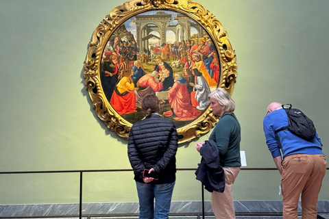 Firenze: Tour VIP della Galleria degli Uffizi con salta la filaTour di gruppo in francese