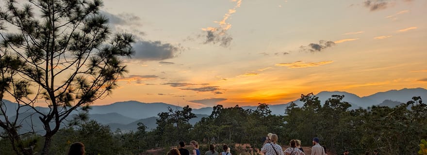 Au départ de Pai : excursion privée d'une journée en voiture avec visite du canyon de Pai