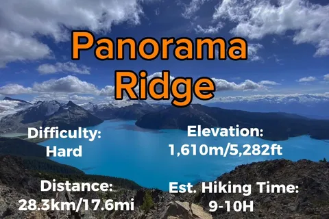 Garibaldi Park/ Panorama Ridge/ Hiking Day Trip