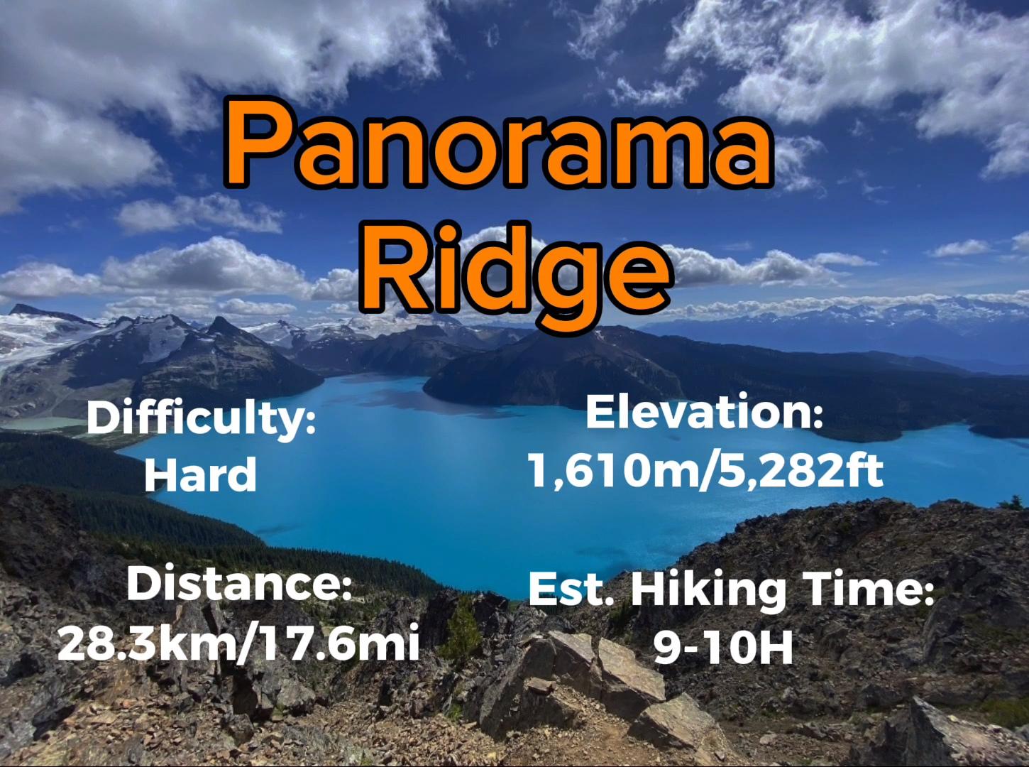 Panorama Ridge / Wander-Tagestour