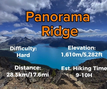 Parque Garibaldi/ Panorama Ridge/ Viagem de 1 dia para caminhadas