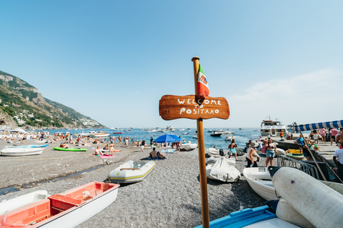 Von Sorrent: Ganztägige gemeinsame Bootstour nach Amalfi und Positano9:00 Uhr Abfahrt - Gruppentour ohne Abholung