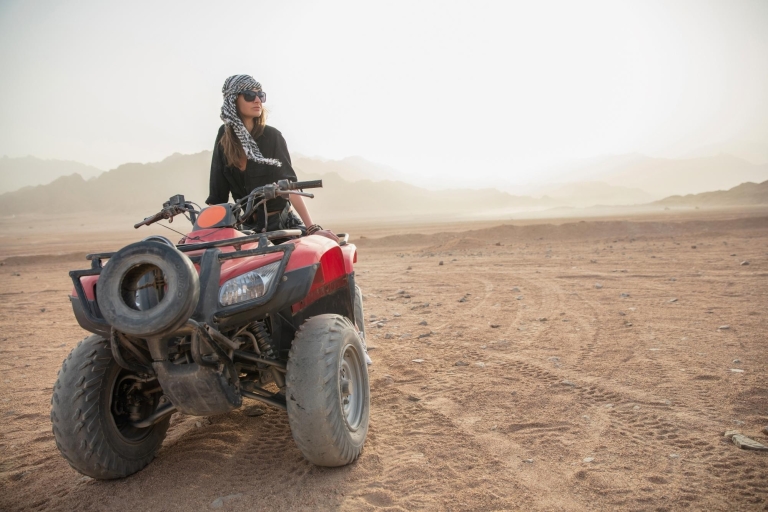 Hurghada: Private ATV Adventure Bedouin Village & Camel Ride