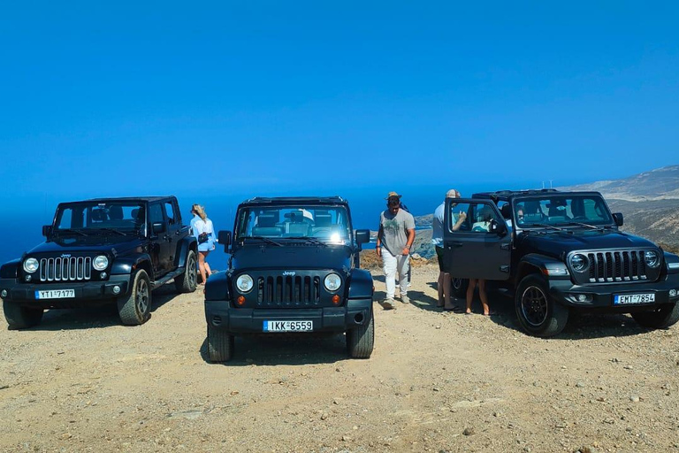 Mykonos: tour privato in jeep con la spiaggia di Myrsini e Ano Mera