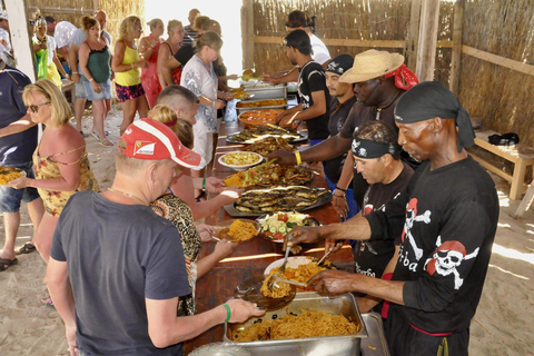 Djerba: Pirate Boat Trip to Flamingo Island with Lunch & Transfers