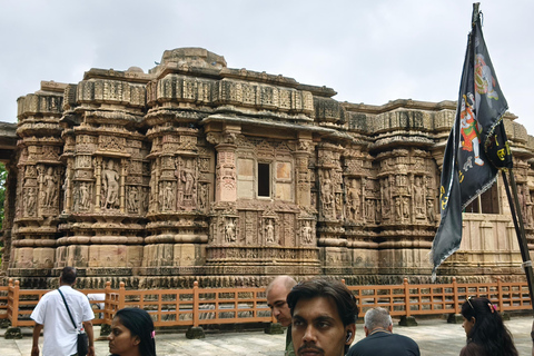 Drop Udaipur From Ahmedabad with Visit Rani Vav & Sun Temple Private Tour with AC Transportation and Dedicated Driver.