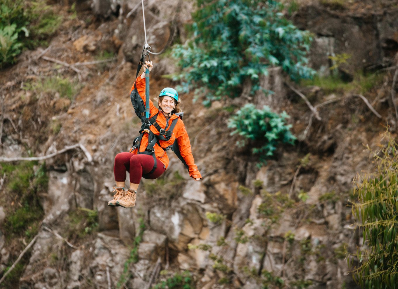 Maui: Haleakala 6-line zipline-eventyr