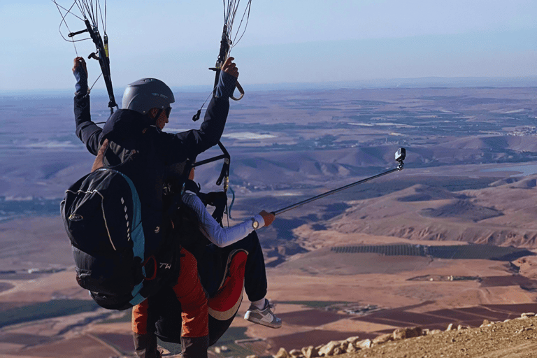 Marrakech: Atlas Mountains Paragliding Tour with Video