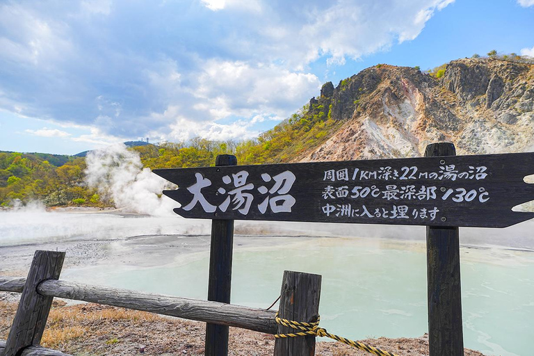 Hokkaido Noboribetsu Toya-ko Otaru Dagvullende tourOostelijk hotel Sapporo