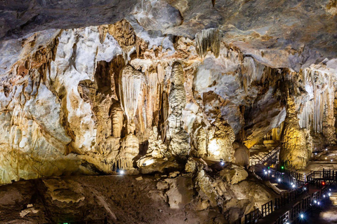 Phong Nha Cave & Paradise Cave: Guided Tour Boat & Explore Group Tour with Drop-Off in Hue
