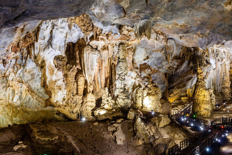 Phong Nha Cave & Paradise Cave: Guided Tour Boat & Explore Group Tour with Drop-Off in Hue