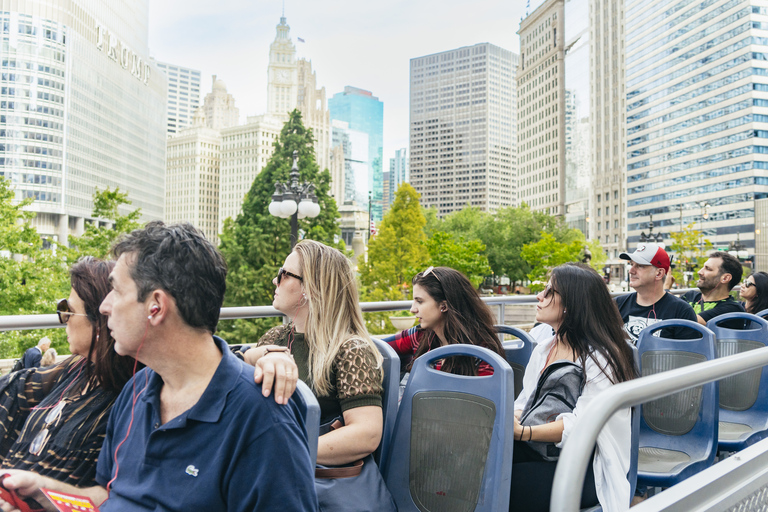 Chicago: Hop-on Hop-off Sightseeing Tour mit dem Open-Top-Bus24-h-Ticket für den Hop-On/Hop-Off-Bus