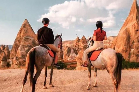 Cappadocia: Sunset Horseback Riding Tour with Transfer