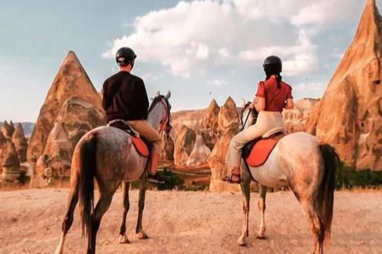 Cappadocia: Sunset Horseback Riding Tour with Transfer