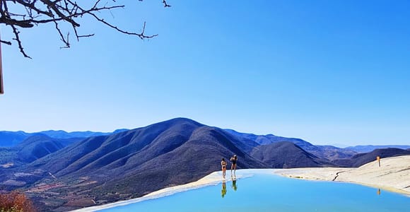 Hiking & Swimming at Hierve el Agua, Teotitlán & Mezcal Tour