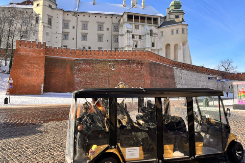Krakow: Guided City Tour by Golf Buggy with Hotel Pickup