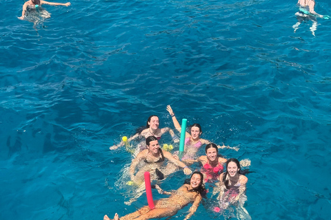 Malta: Comino Catamaran Cruise with Blue & Crystal Lagoon Morning or afternoon Half day cruise with 2 swimming stops