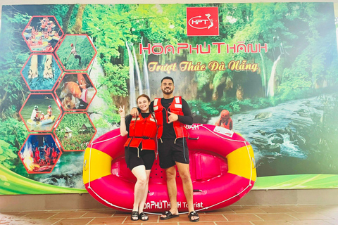 Da Nang/Hoi An: Rafting & Zipline Adventure Day Private Tour From Da Nang: Rafting & Zipline Adventure Day Private Tour