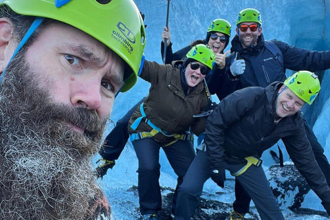 RVK : Randonnée sur le glacier, cascades de la côte sud et plage de sable noir