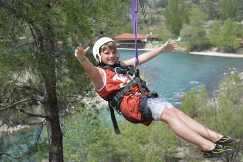 Antalya: 5-in-1 Rafting, Zipline, Buggy Safari & Canyon 5-in-1 Combo Tour without Transfer (Meeting Point)