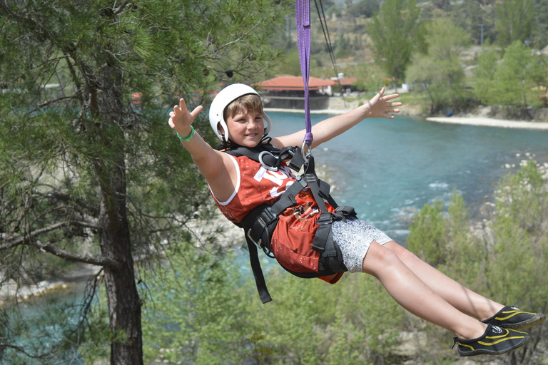 Antalya: 5-in-1 Rafting, Zipline, Buggy Safari & Canyon 5-in-1 Combo Tour without Transfer (Meeting Point)