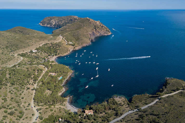 Roses: viaggio in catamarano in Costa Brava con vista subacqueaDa Rose