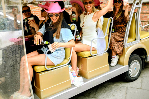 Gdansk: Unlimited Wine Tour by Eco Buggy Golf Cart 60 MIN Unlimited WINE TOUR