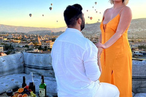 Cappadocia: Terrace Photo Spot With Balloon Flight View Basic Photography