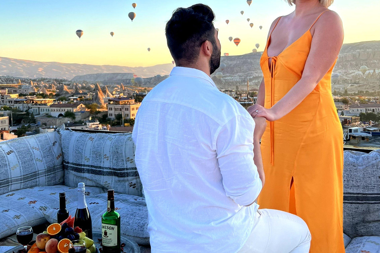 Cappadocia: Terrace Photo Spot With Balloon Flight View Basic Photography