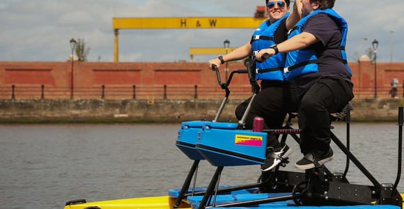 Belfast: Fluss Lagan Hydrobike Tour