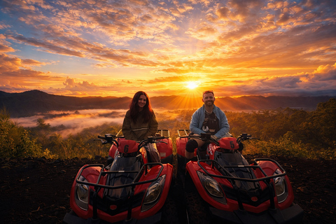 Bali: Mount Batur ATV Sunrise with Breakfast and Hot Spring Tandem ATV Sunrise & Hot Spring with Round Transfer