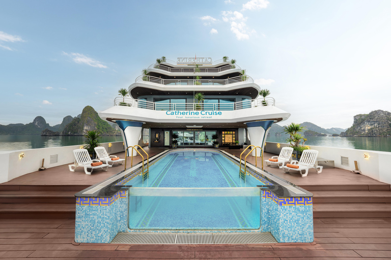 Catherine 2D1N Cruise: Ha Long Bay with Sung Sot & Ti Top Premier Suite of Catherine Cruise from Halong