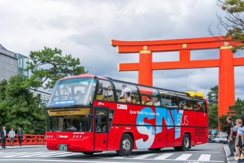 Kyoto: hop on, hop off-busticket voor sightseeingTicket voor 2 dagen