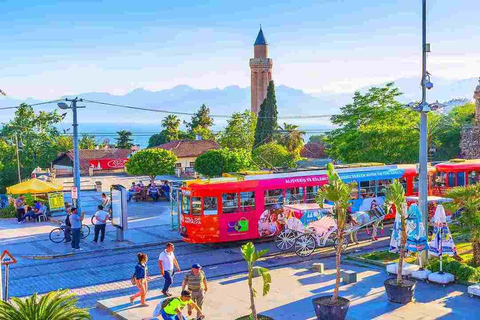 Antalya: Luxury Old City Tour w/ Waterfall, Boat, Cable Car Luxury Old City Tour with Waterfall and Boat Ride