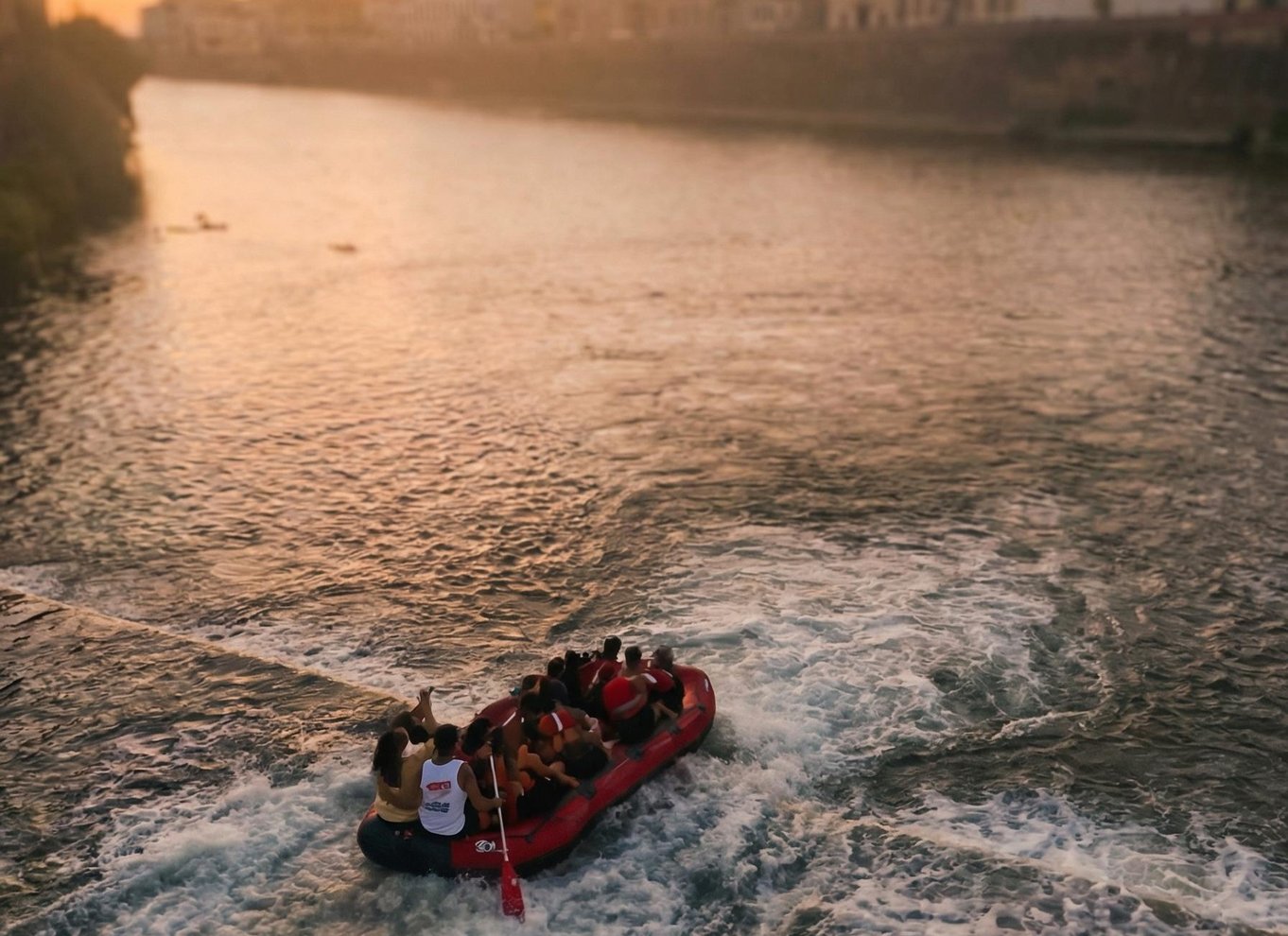 Firenze: Panoramisk raftingtur med Pontevecchio og byens seværdigheder