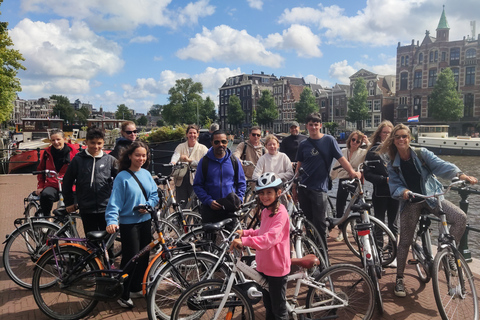 Amsterdam visita guiada en bicicleta en francés