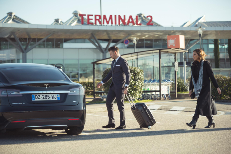 Lyon : Transfert privé de/à l&#039;aéroport de Lyon Saint-Exupéry