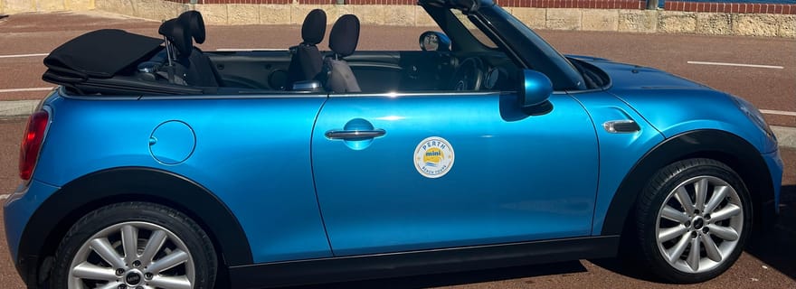 Perth : visite de la côte en Mini Cooper décapotable