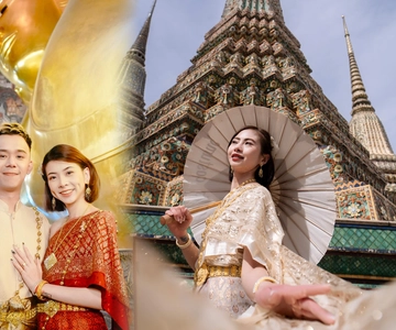 Wat Pho: Traditional Thai Costume Photoshoot