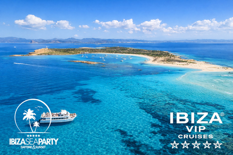 Ibiza: Formentera VIP Boat: OpenBar, B’fast, Paella & Sports PREMIUM TICKET with 5h Premium Open Bar, Breakfast & Lunch