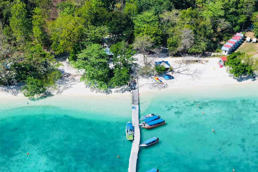 Langkawi: Inselhopping mit dem Schnellboot, mit Barbecue- und Angeloptionen. Foto: GetYourGuide Langkawi: Inselhopping mit dem Schnellboot, mit Barbecue- und Angeloptionen. Foto: GetYourGuide