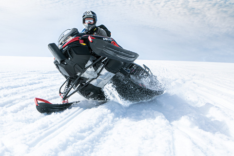 Reykjavík: Passeio de snowmobile pela geleira Langjökull com caverna de geloReykjavík: passeio de snowmobile pela geleira Langjökull com caverna de gelo