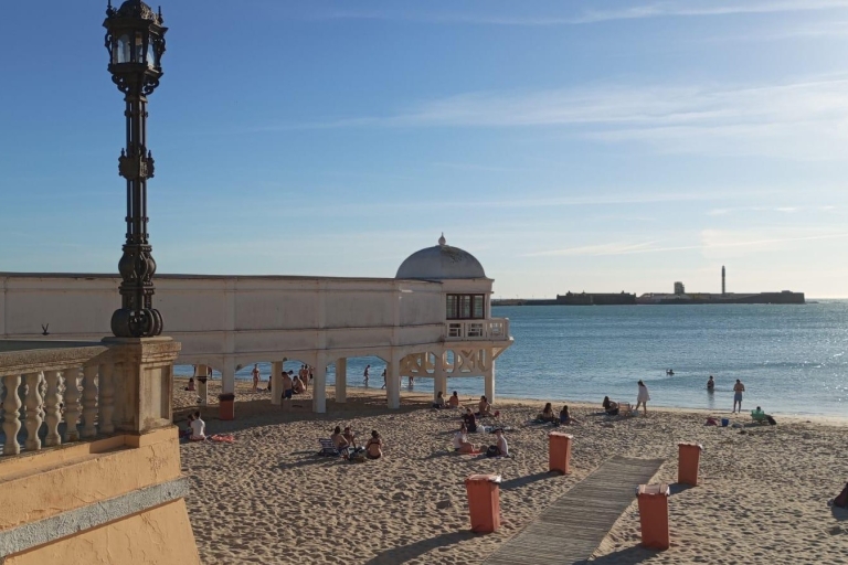 De Cádiz al Puerto de Santa María en barco desde el marTour en inglés, Tour en español