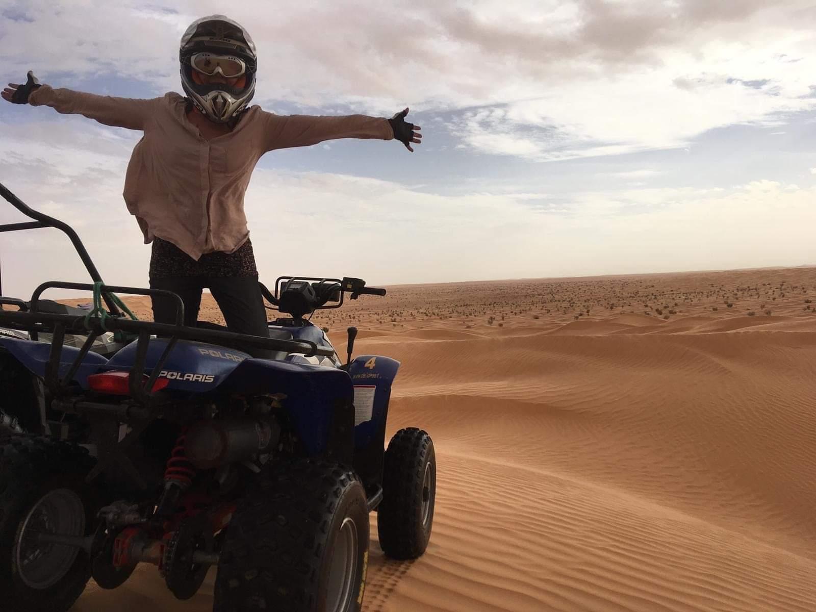 Tozeur: Quad-Tour in der Wüste bei Sonnenuntergang